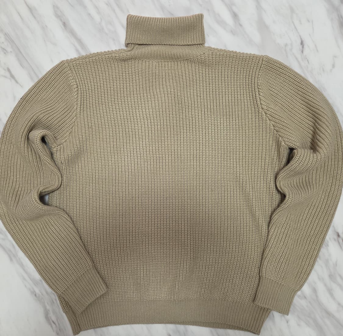 세인트페인 베이지 터틀넥 니트 상품이미지2