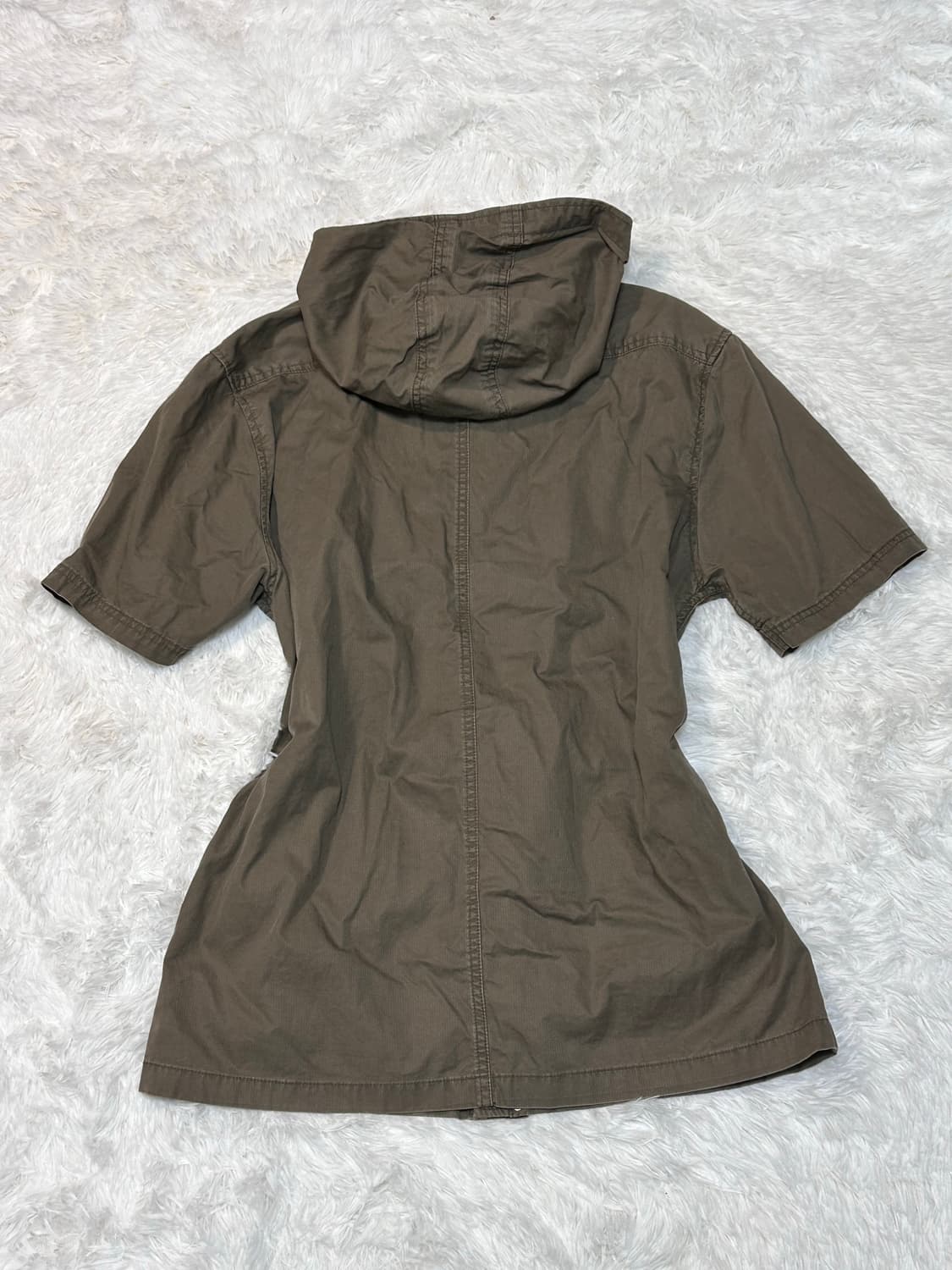 y2k safari pocket hoodie short jacket 상품이미지3