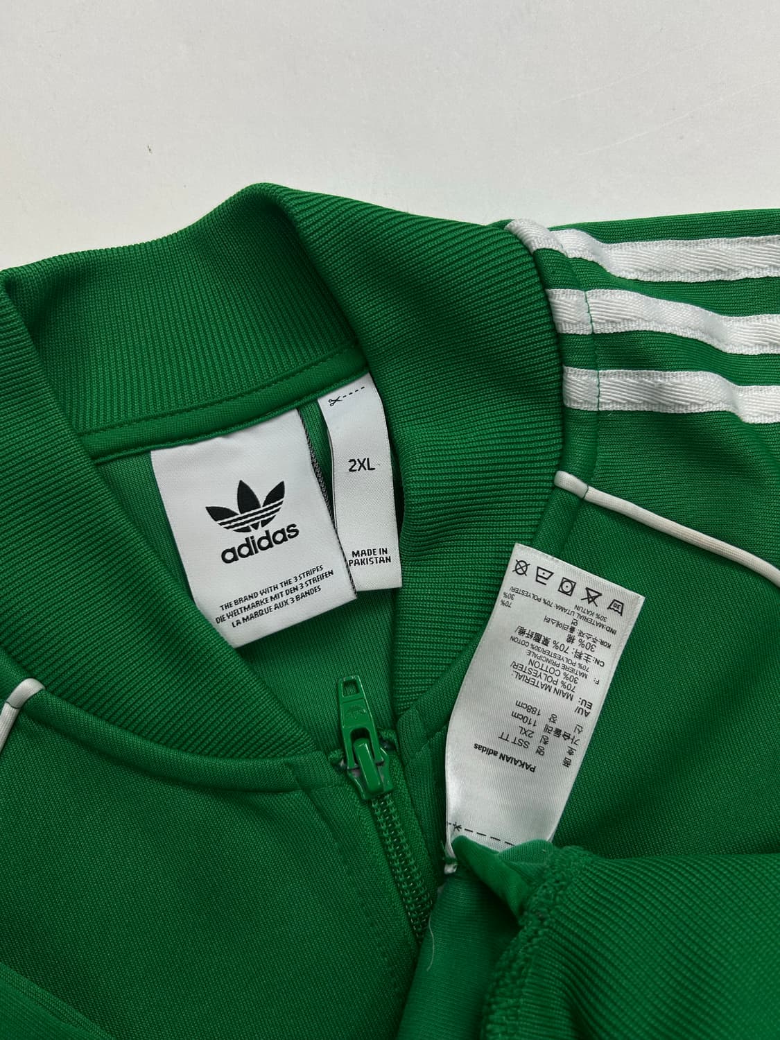 아디다스 그린 슈퍼스타 트랙탑 져지 2XL 상품이미지5