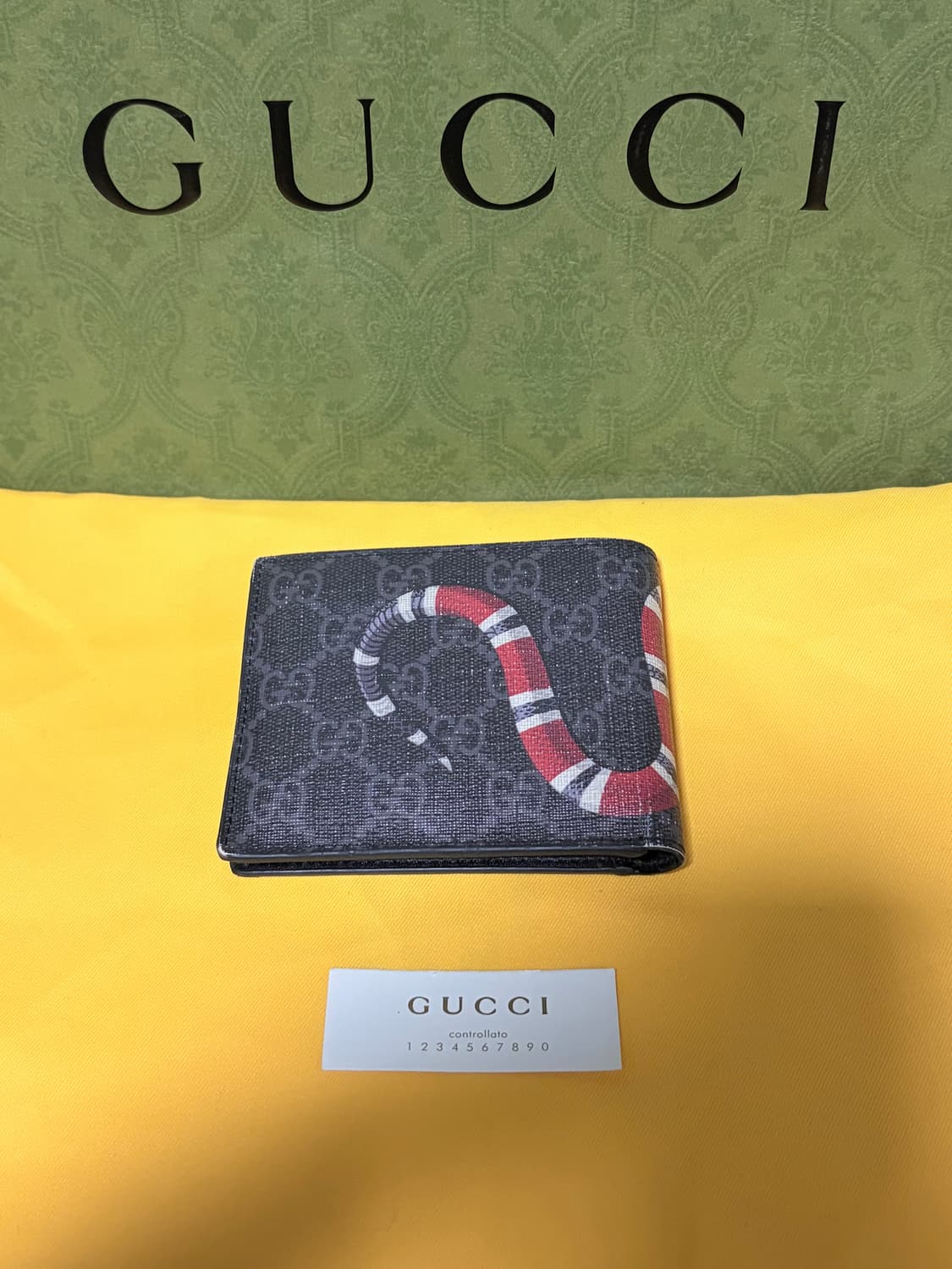 구찌 스네이크 반지갑(빈티지) 상품이미지2