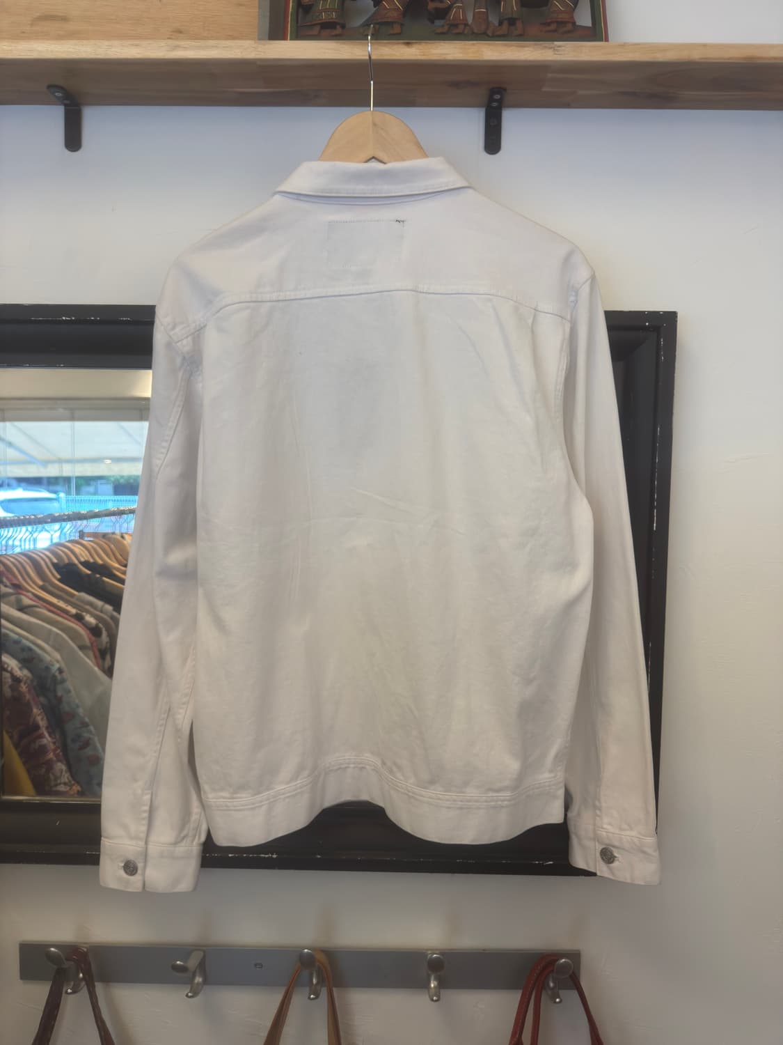 STUSSY Trucker Jacket Off White  상품이미지4