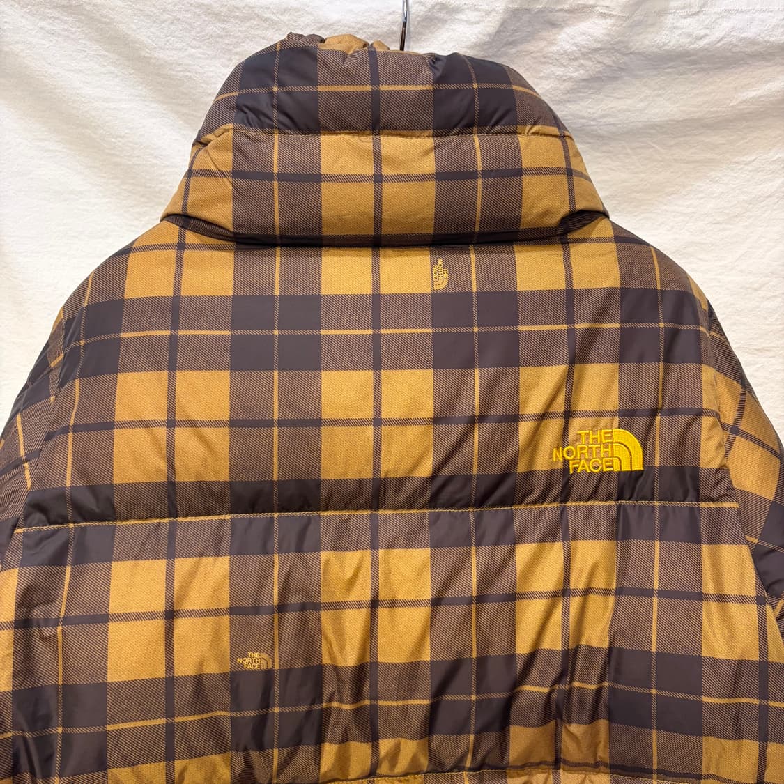 노스페이스 화이트라벨 눕시 700 체크 패딩 자켓 구스다운 상품이미지7