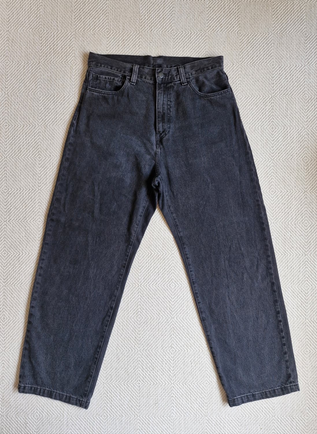 칼하트 WIP 로버트슨 랜든 블랙 스톤워싱 진 32 상품이미지5