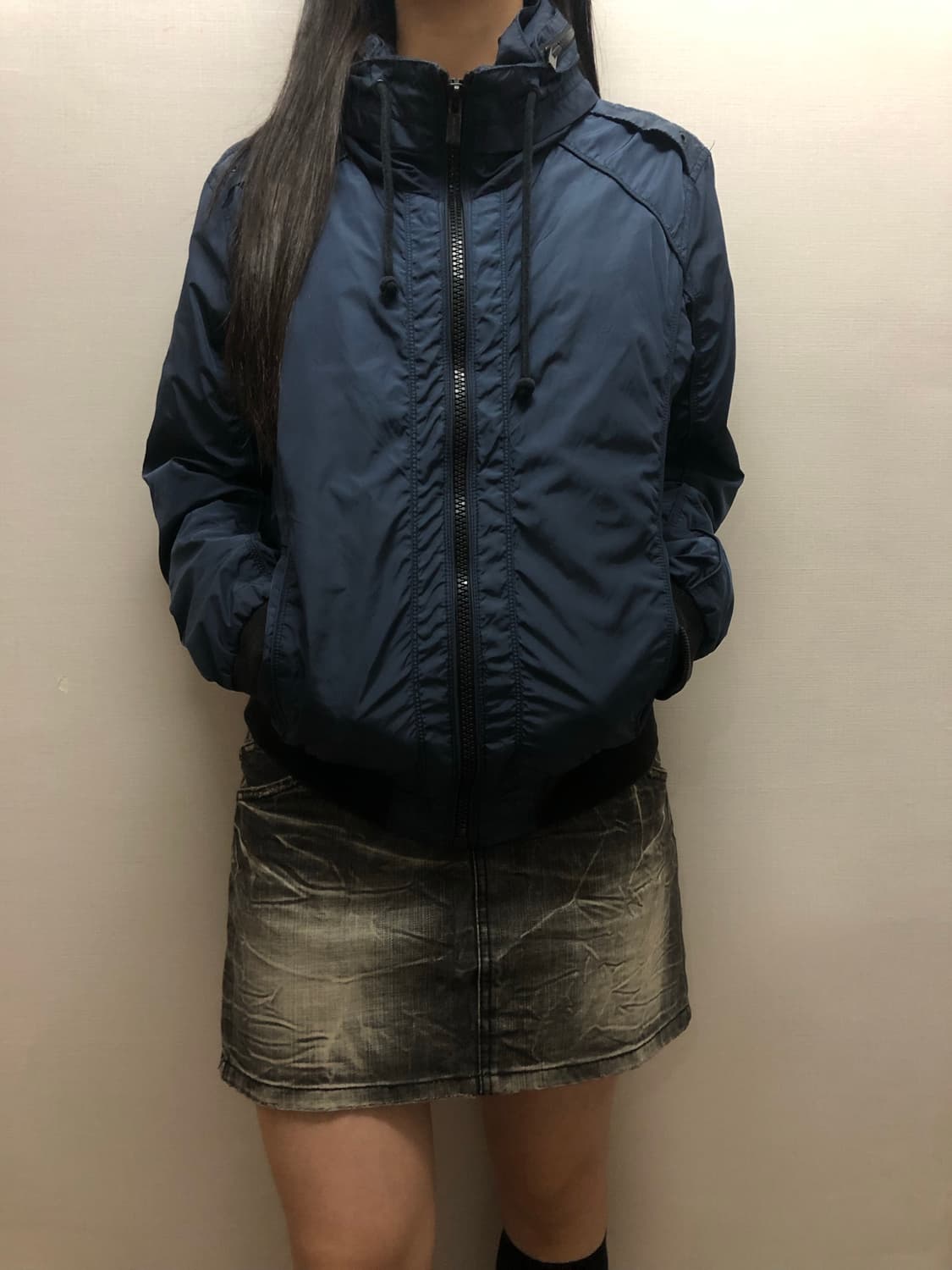 빈티지 펑크 네이비 자켓 상품이미지1