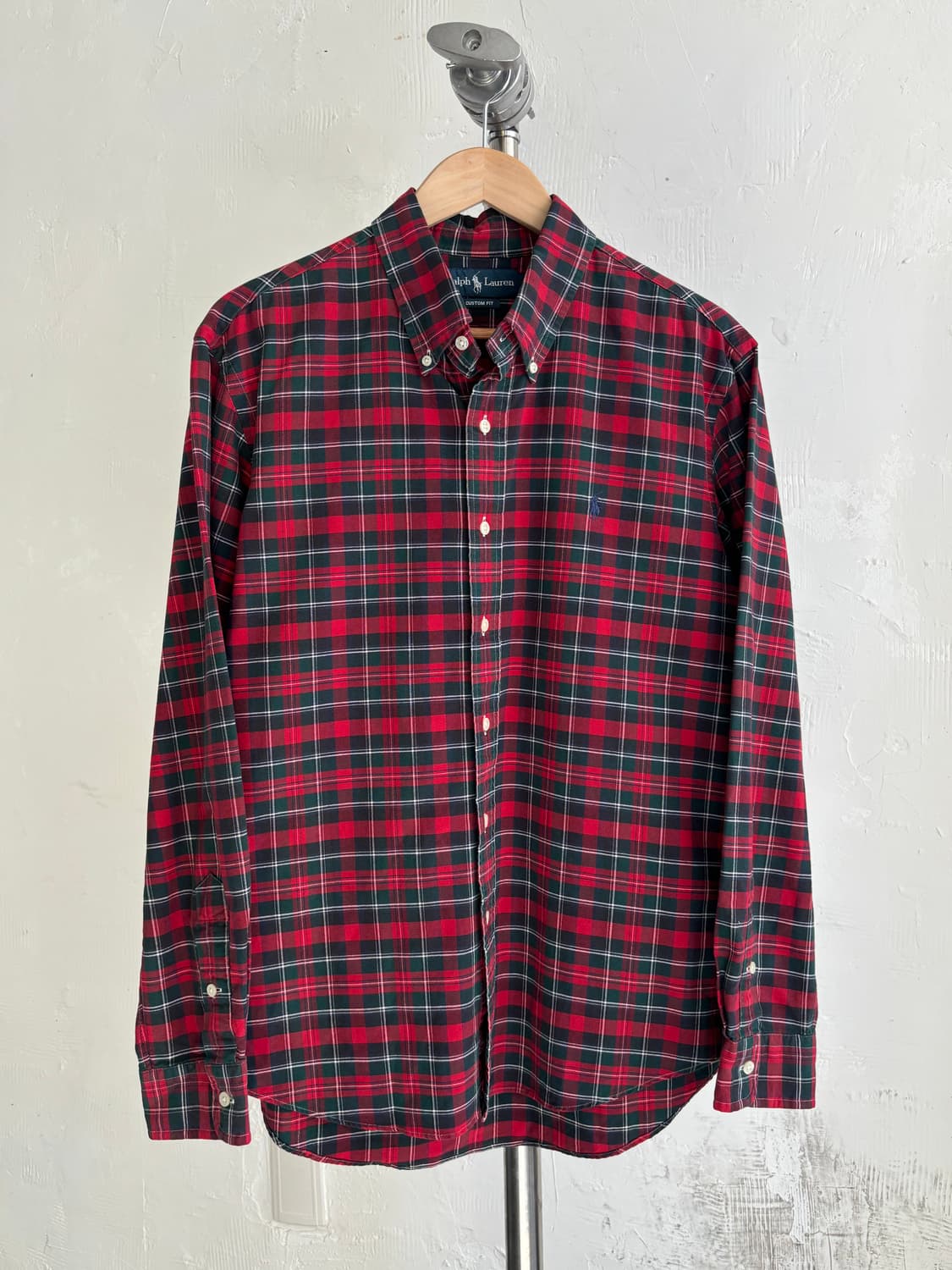 Polo 폴로 랄프로렌 레드 컬러 블랙와치 셔츠 상품이미지1