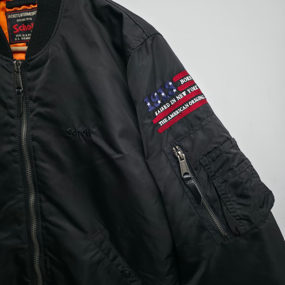 [XL] Schott 쇼트 MA-1 항공점퍼 상품이미지4