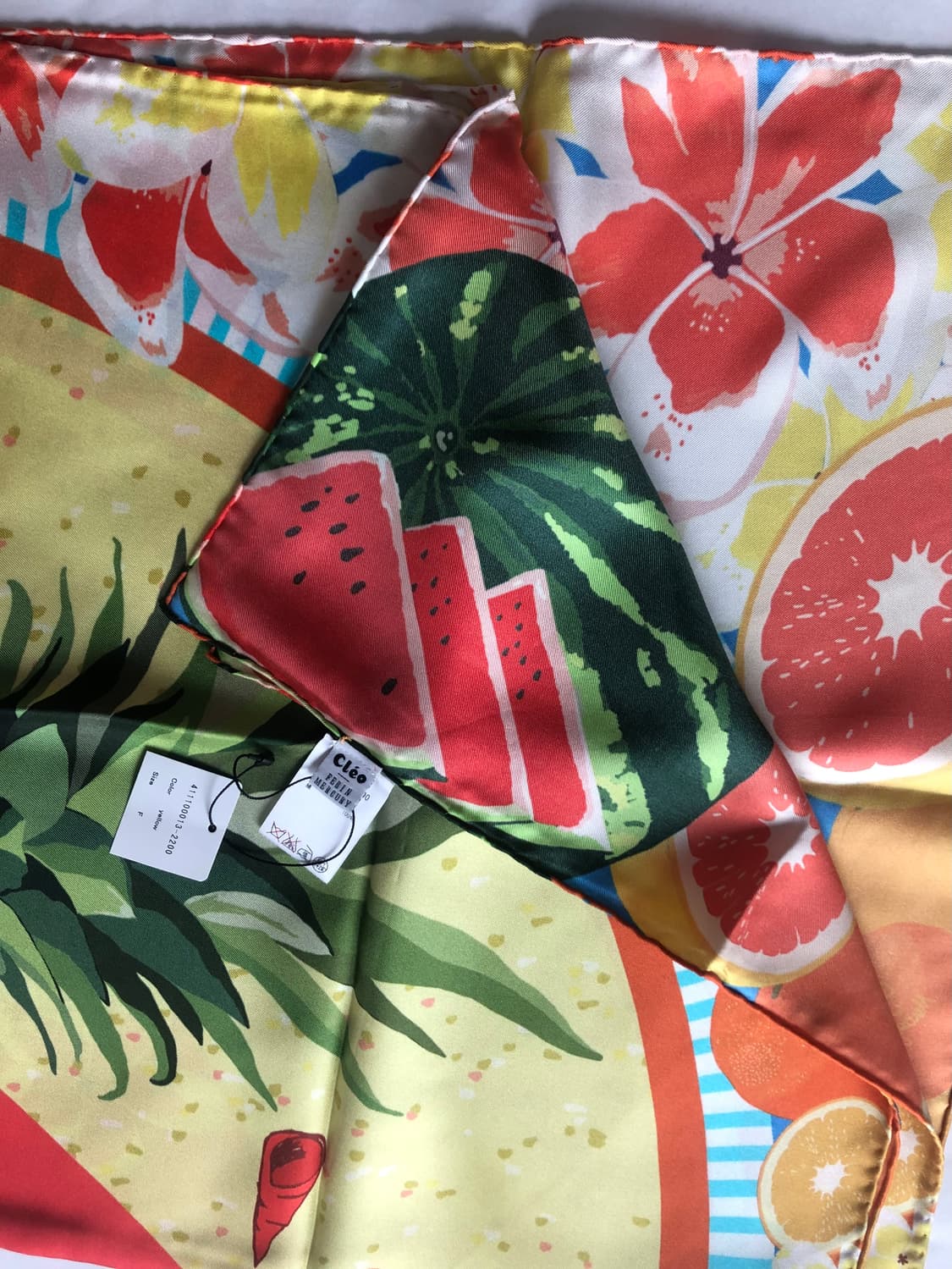 Cleo Ferin Mercury 실크 스카프 상품이미지3