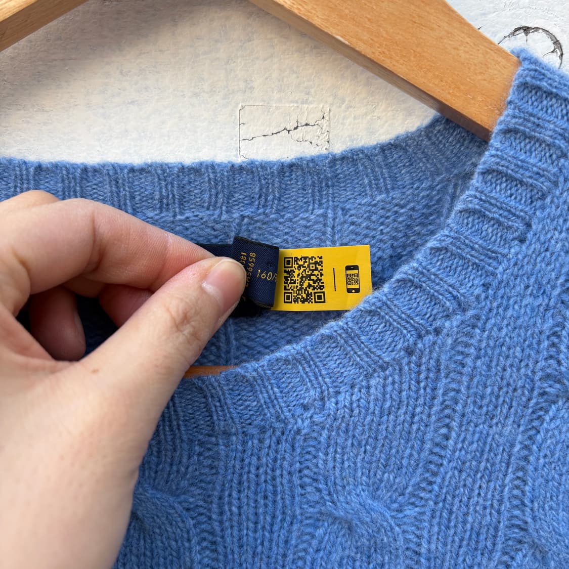 Polo 폴로 울 캐시미어 케이블 꽈배기 니트 상품이미지4