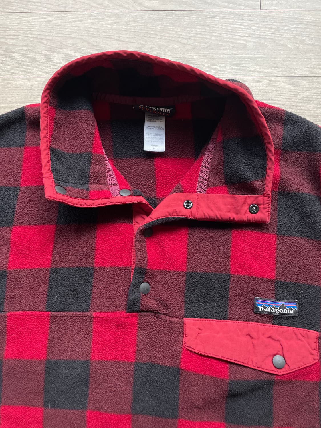 파타고니아 신칠라 레드 체크 버팔로 체크 상품이미지4
