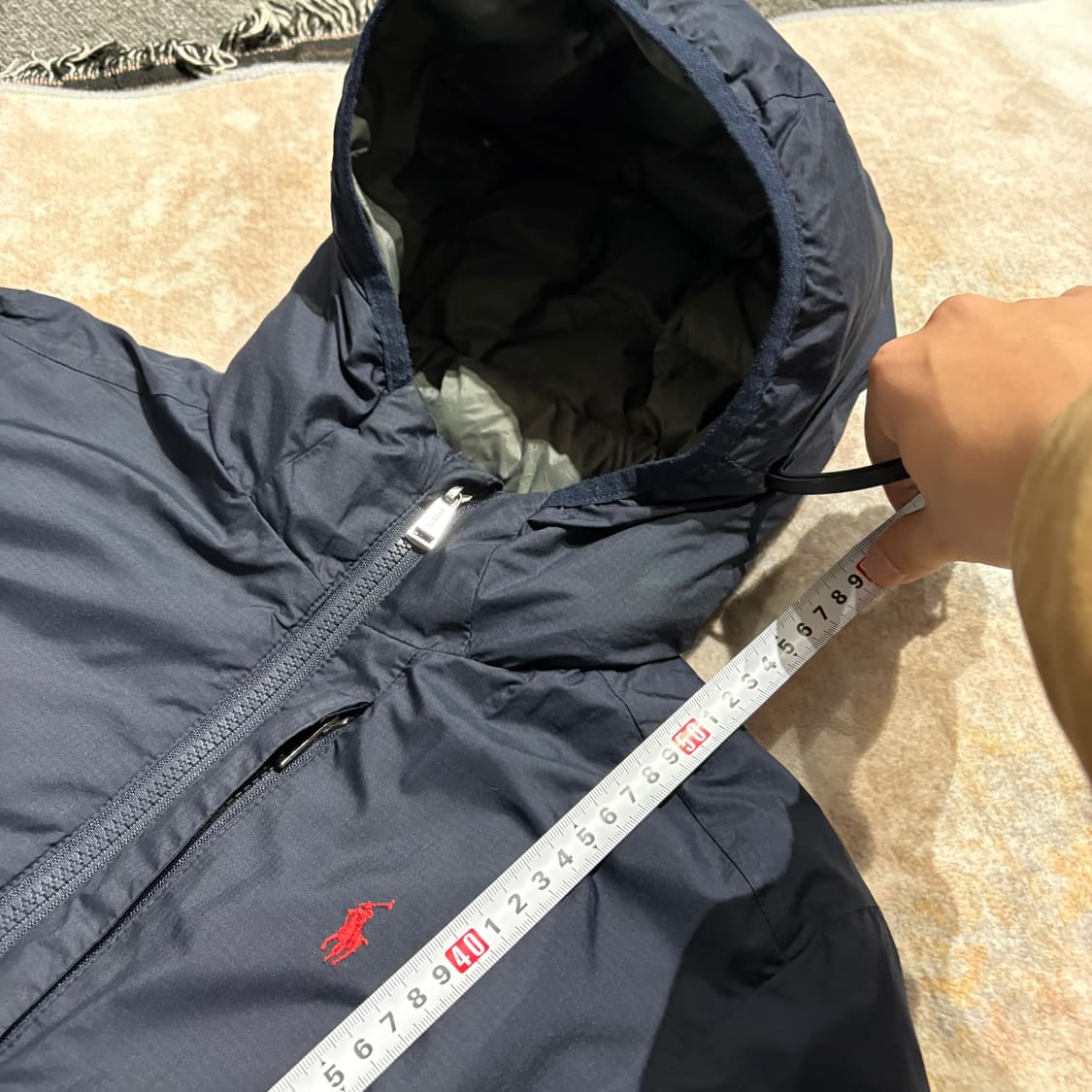 폴로 빈티지 경량 후드패딩 자켓 상품이미지7