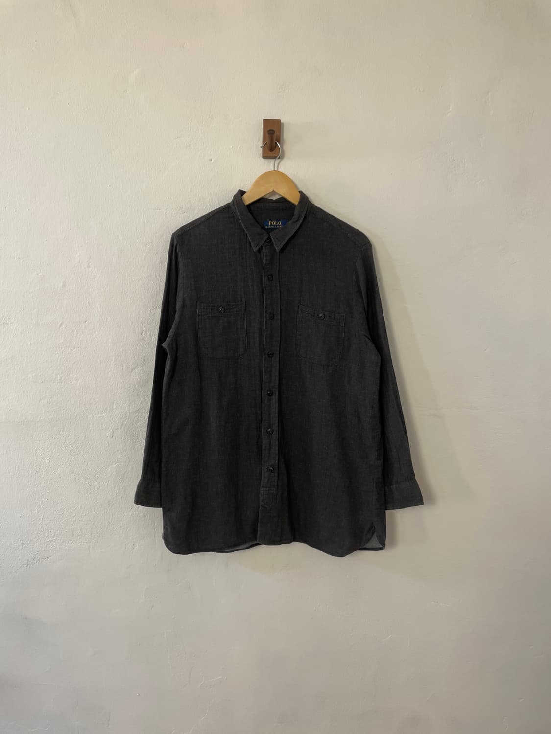 폴로 코튼 더블포켓 셔츠 상품이미지1