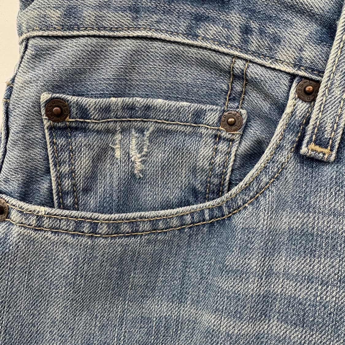 리바이스 빈티지 워싱 데님 청바지 32in 상품이미지4