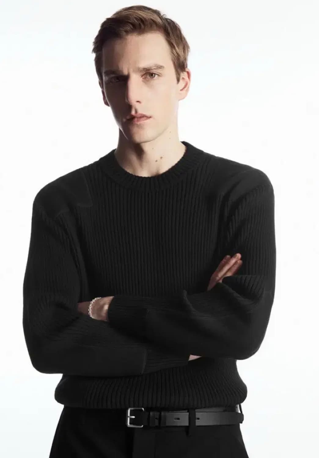 cos(코스) 패치디테일 울 블랜드 스웨터 M 상품이미지2