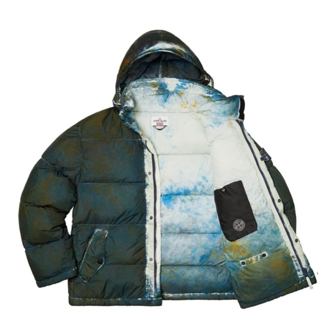 [M] 슈프림 스톤아일랜드 크링클랩스 다운 틸 상품이미지2