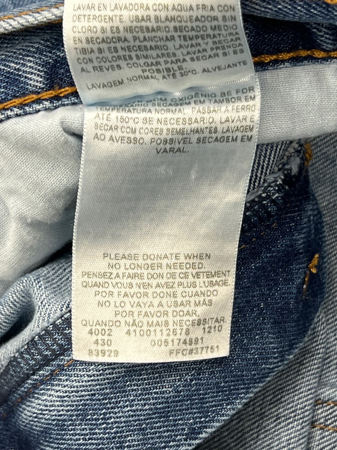 리바이스 10s 517 데님 팬츠 / 33 x 34  상품이미지9