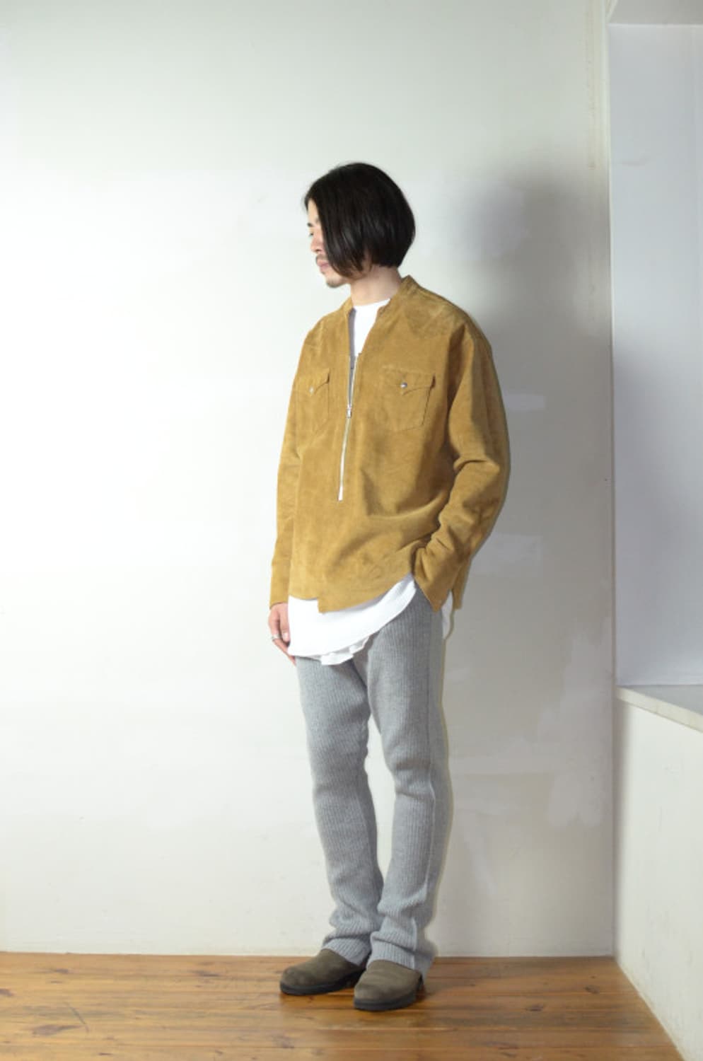 [3] unused suede pullover western shirts 상품이미지2