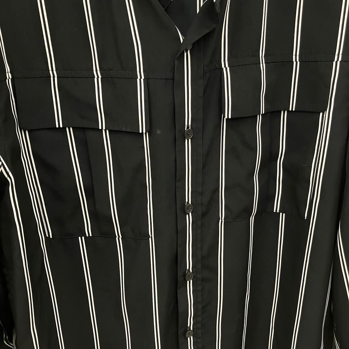 시스템 블랙 스트라이프 셔츠 105 상품이미지5