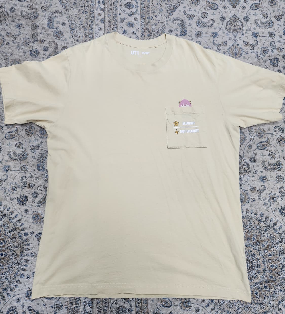 유니클로 X 스파이 패밀리 포켓 반팔티 XL 상품이미지1