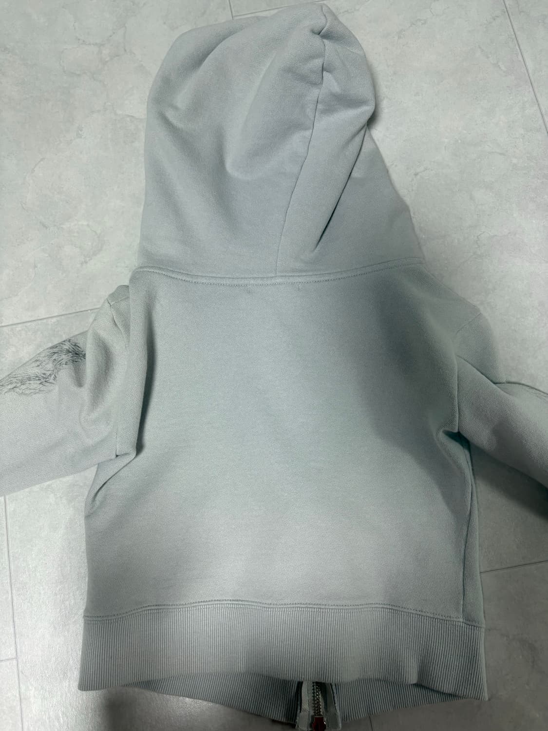 허그유어스킨 스컬리 후드집업 상품이미지3