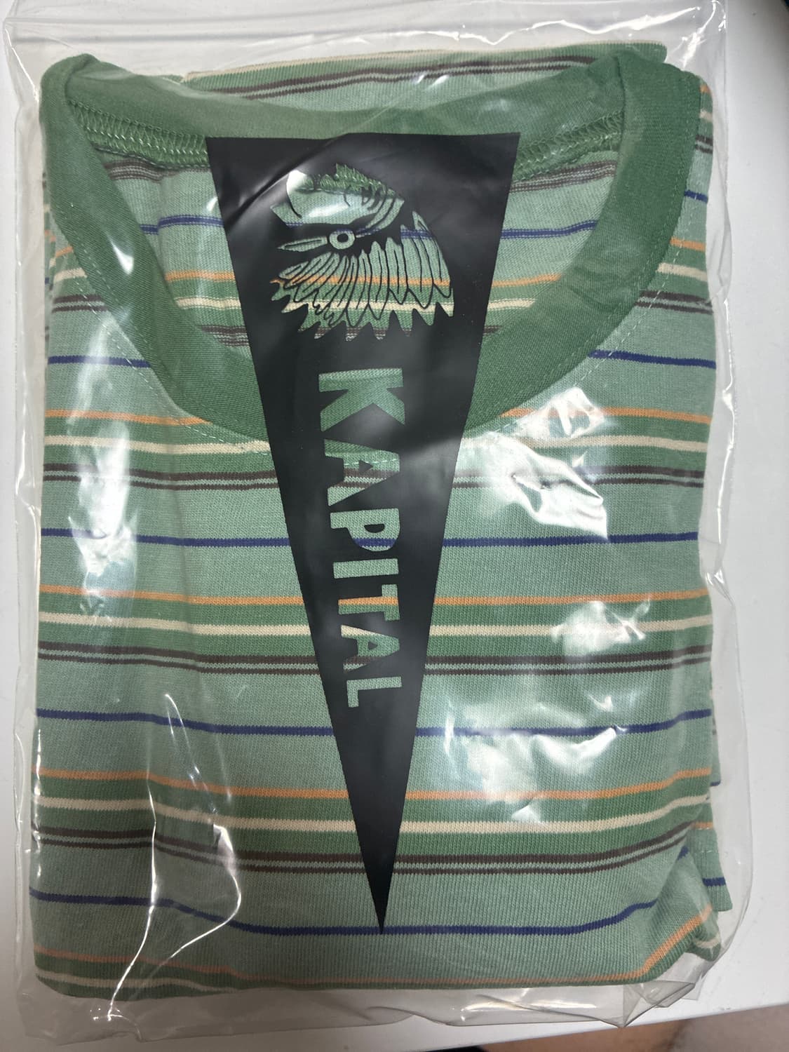 캐피탈 보더 스트라이프 반팔 m 상품이미지2