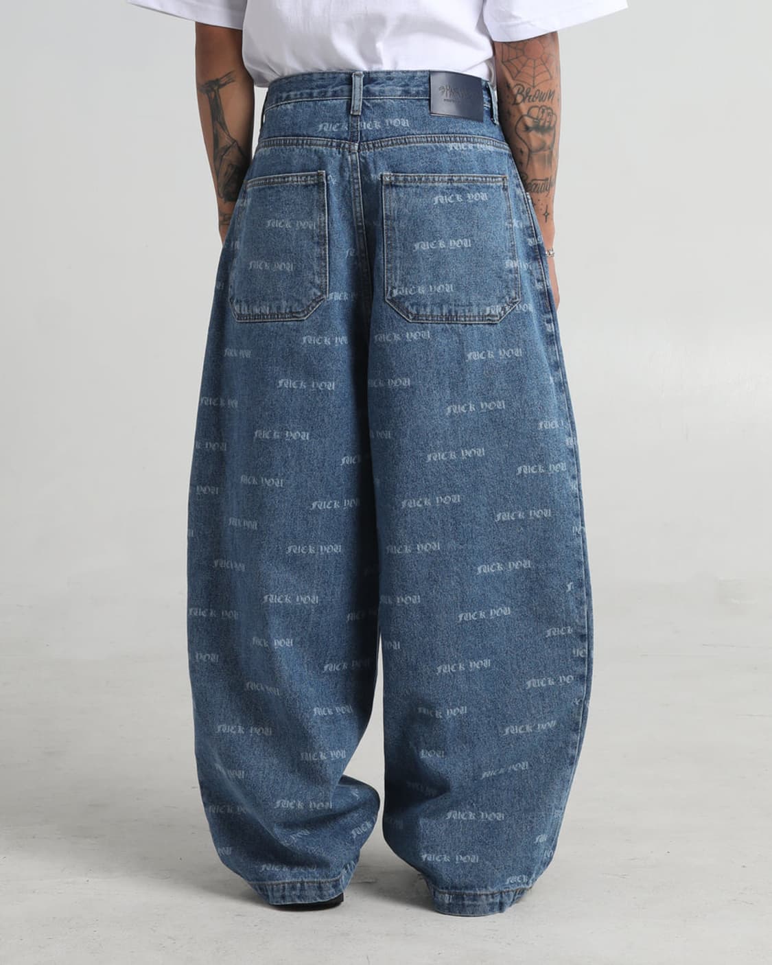 샤카웨어 배기 데님팬츠 32 상품이미지2