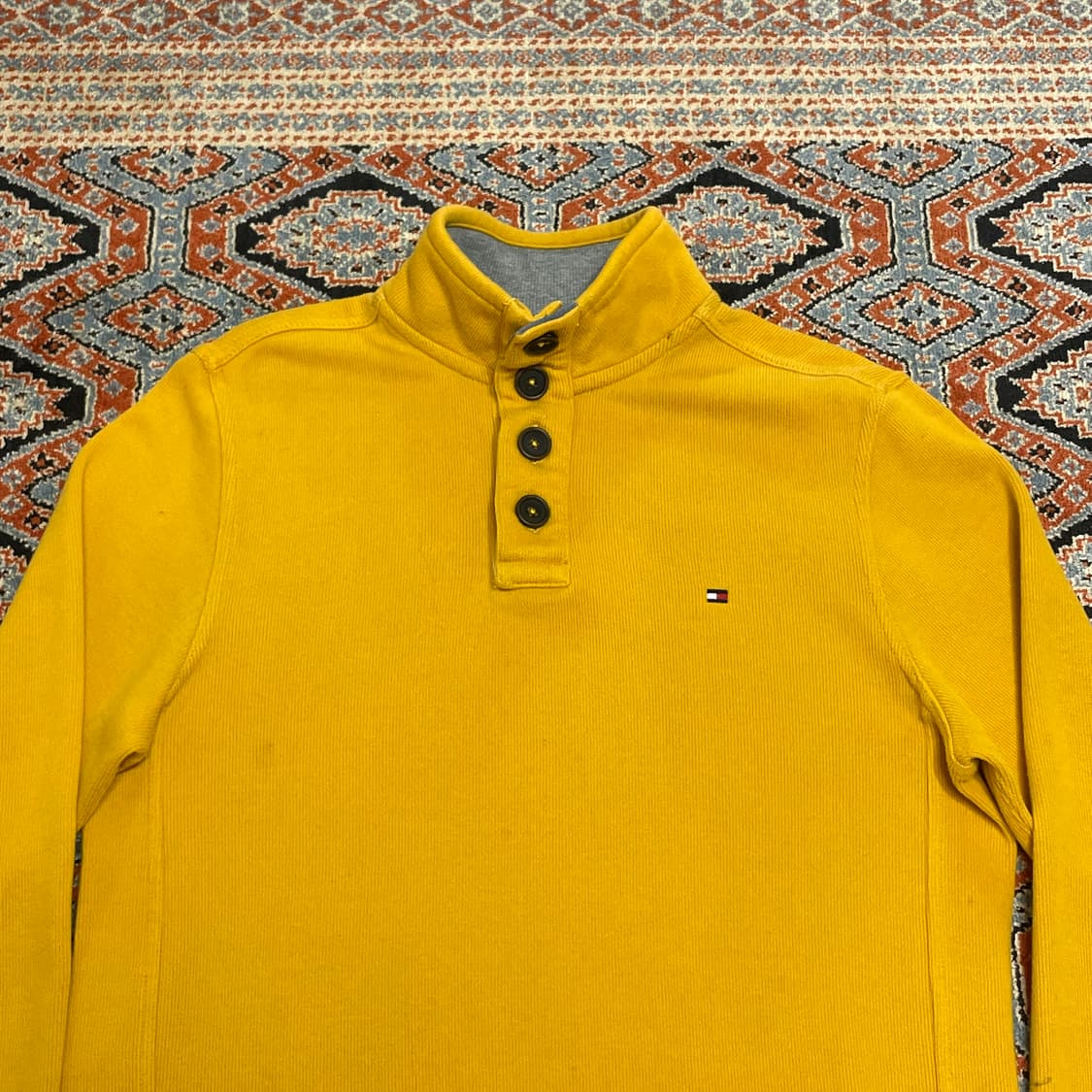 타미힐피거 머스타드 헨리 폴라넥 니트 맨투맨 남성S 상품이미지2