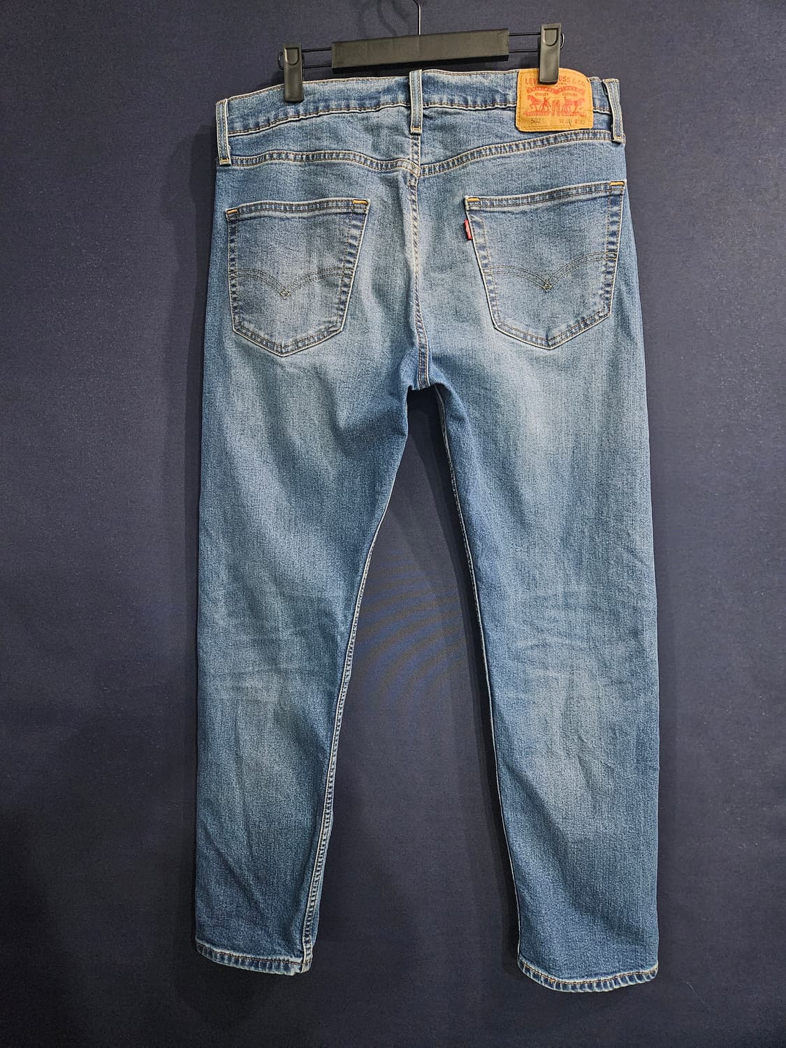 리바이스 502 블루컬러 남성 슬림핏 허리 34 스판 데님팬츠  상품이미지2