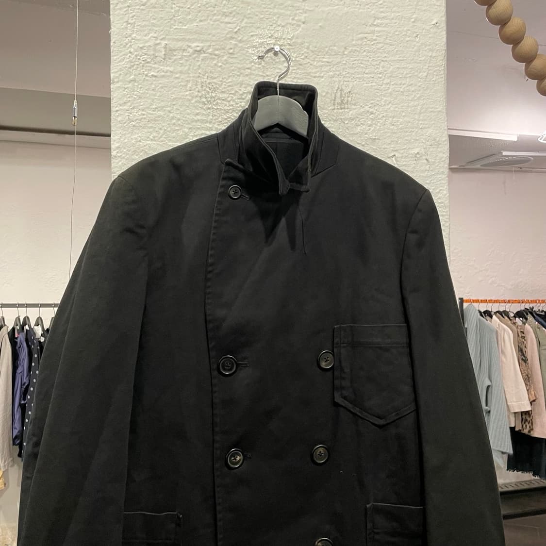 요지야마모토 오버사이즈 피코트 상품이미지2