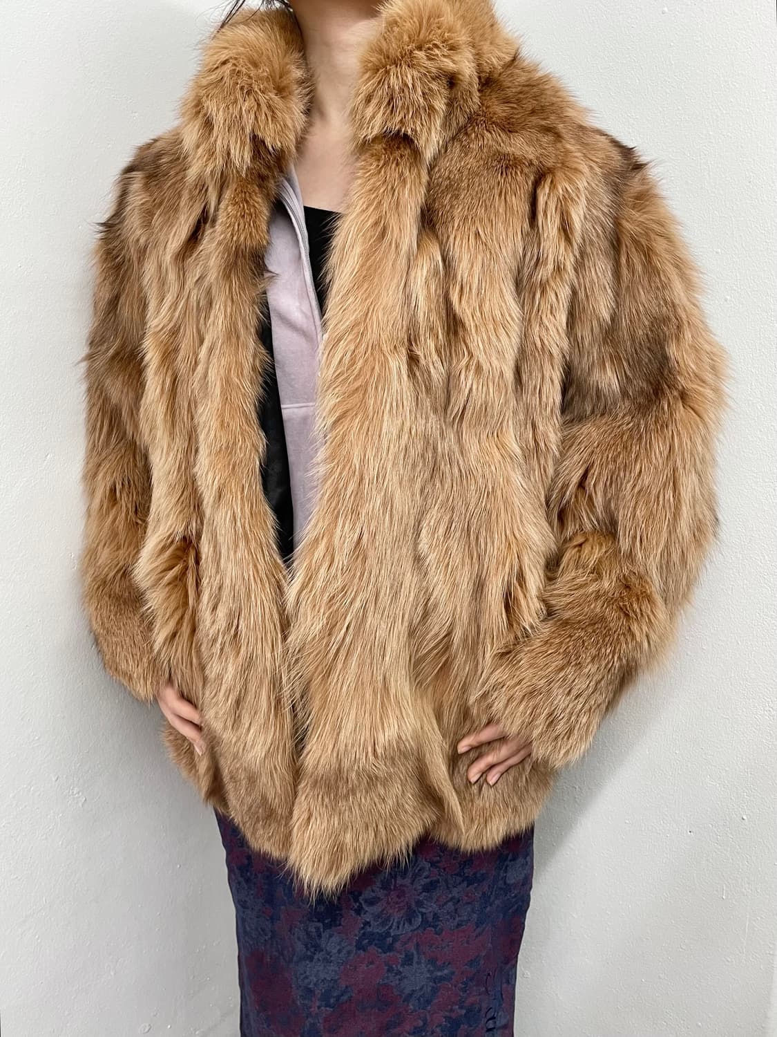 브라운 헤비 폭스 퍼자켓 상품이미지4