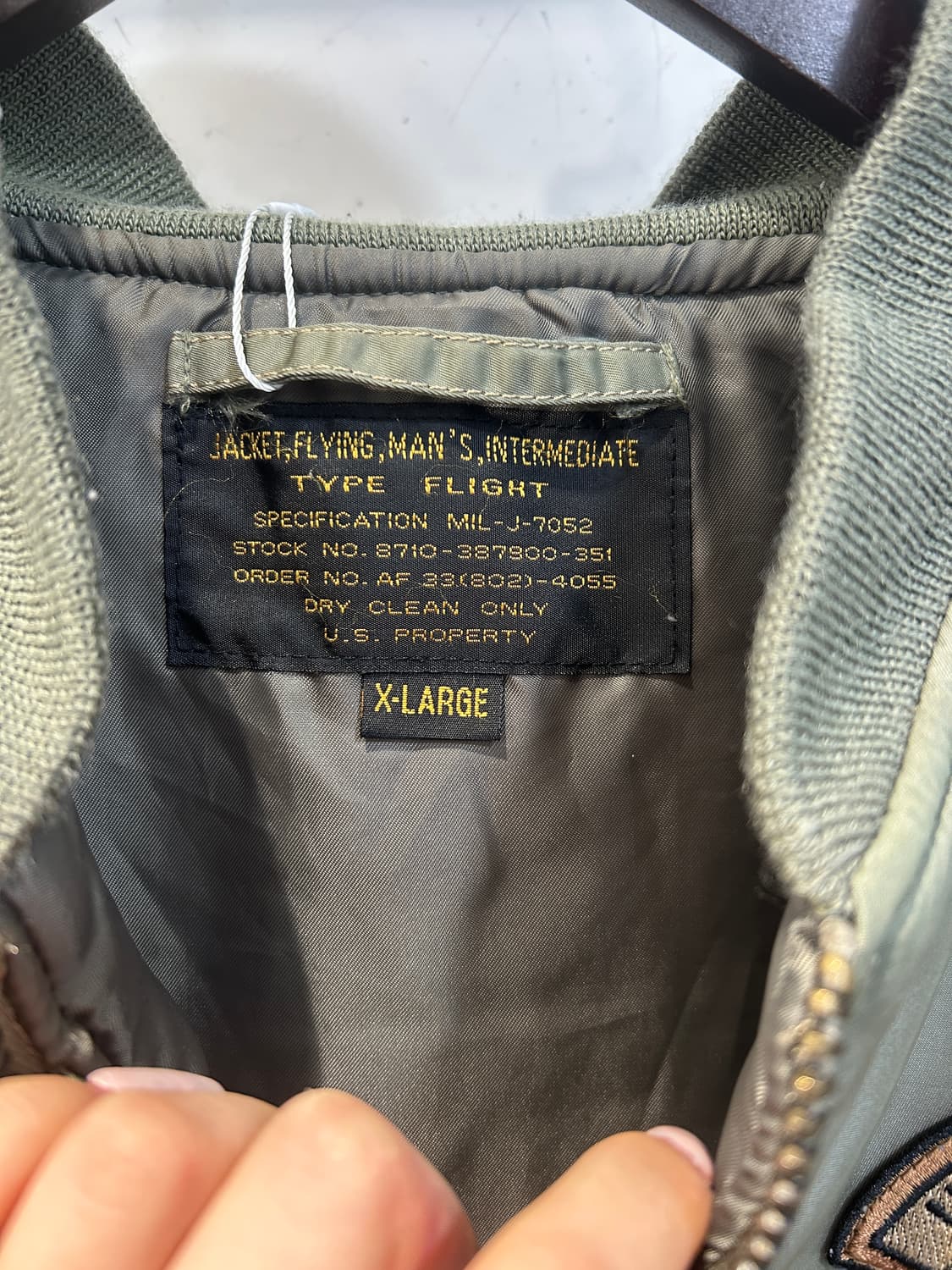 밀리터리 MA-1 항공 점퍼 상품이미지4