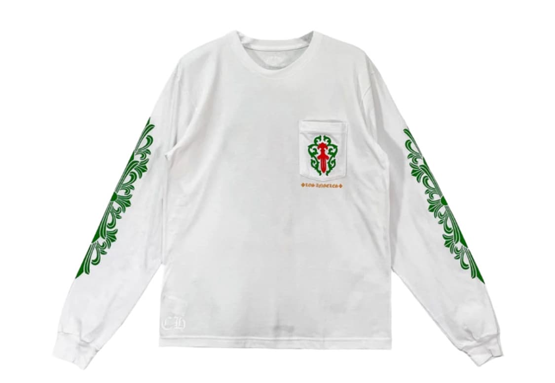 크롬하츠 멀티컬러 롱슬리브, 대거 플로랄 롱슬리브 세트 사이즈 L 상품이미지3