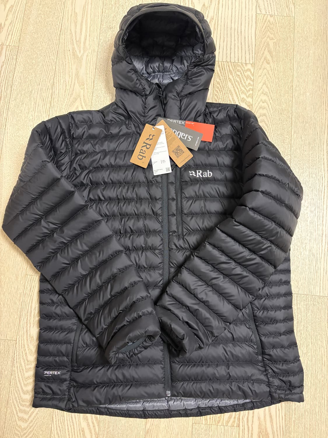 RAB 마이크로라이트 알파인 자켓 블랙 (UK XL/JPN XXL) 상품이미지1