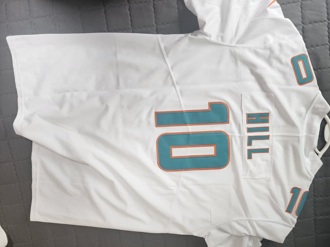 NFL 마이에미 돌핀스 타이릭 힐 등번호 10번 유니폼 상품이미지2