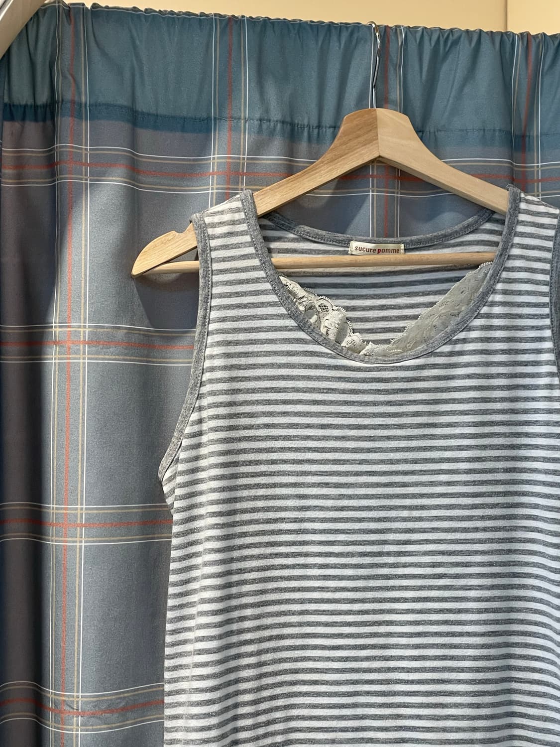 일본빈티지 모리걸 레이스나시 상품이미지2