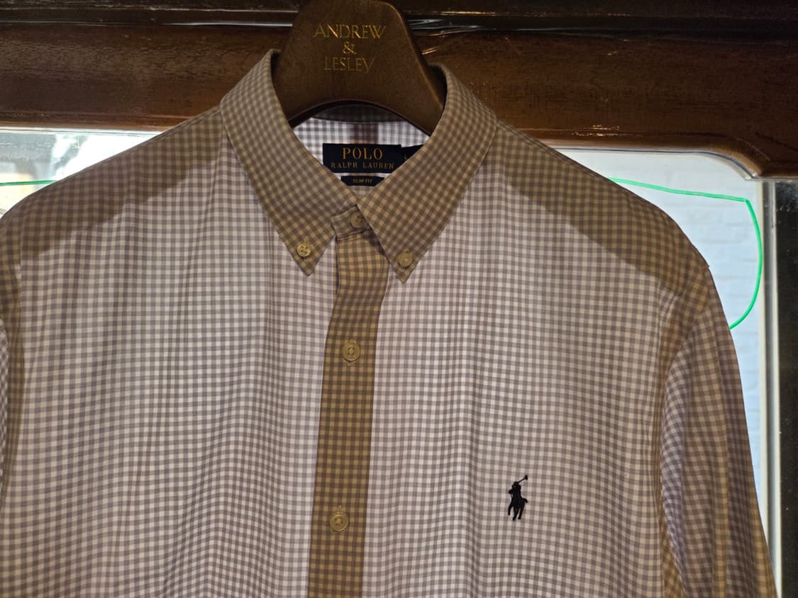 폴로랄프로렌 깅엄패턴셔츠 상품이미지5