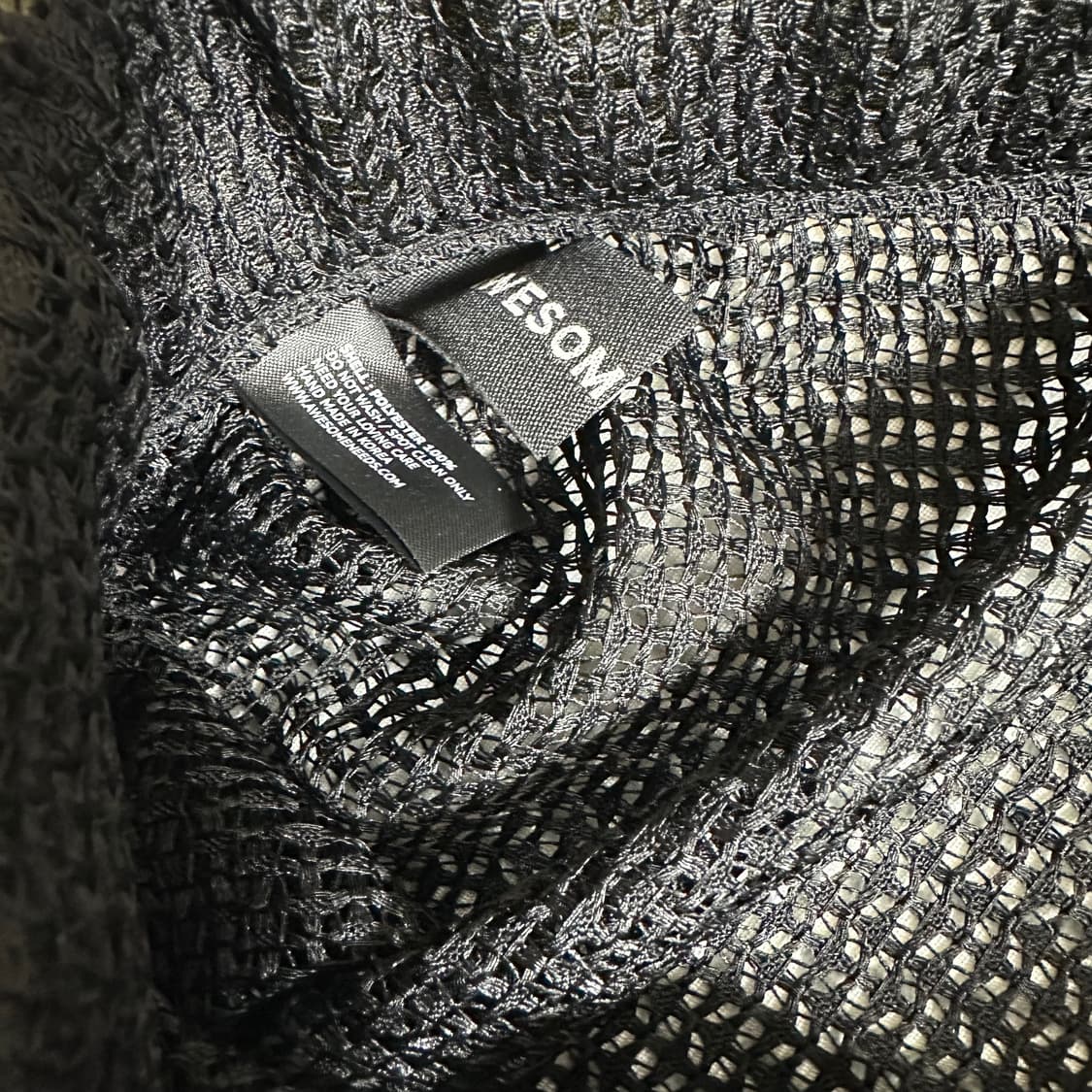 어썸니즈 리본 터번 햇 블랙 상품이미지6