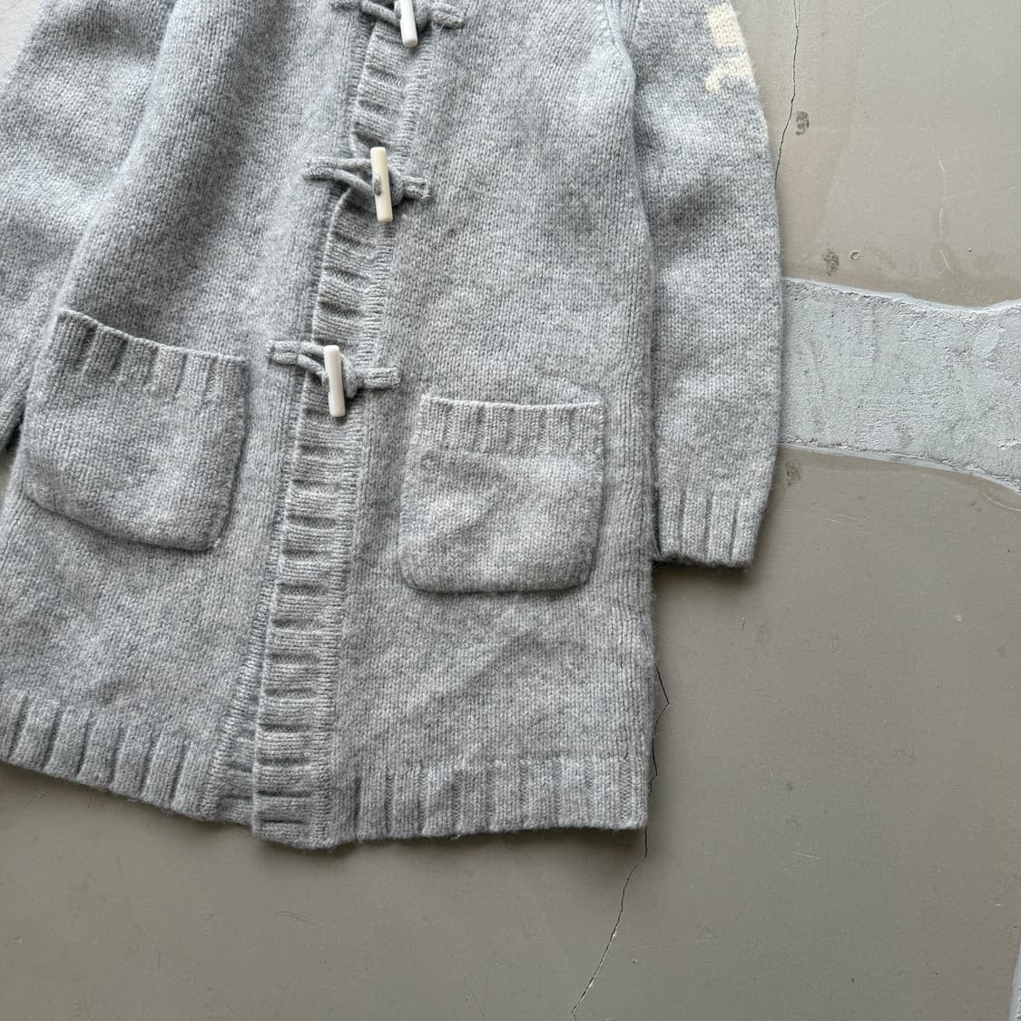 꾸레쥬 울 더플 코트 상품이미지2