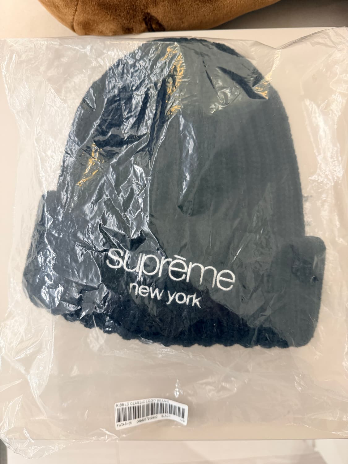 Supreme Classic Logo Chunky Ribbed Beani 상품이미지3