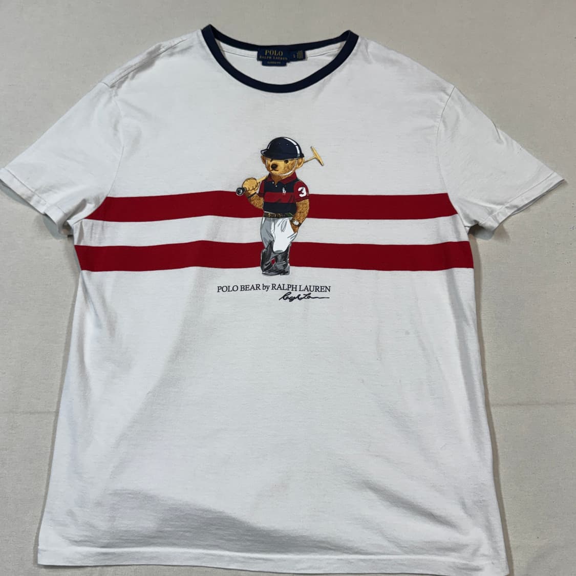 L) 폴로 랄프로렌 폴로베어 반팔티 화이트 상품이미지2