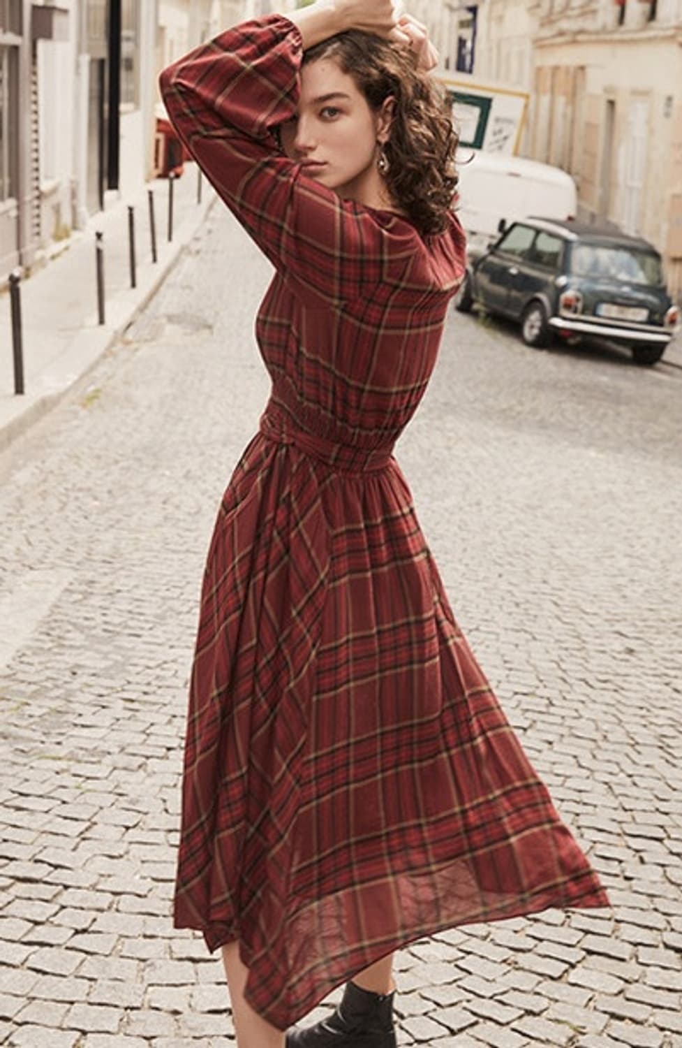 써스데이아일랜드 플레어 롱-원피스  상품이미지2