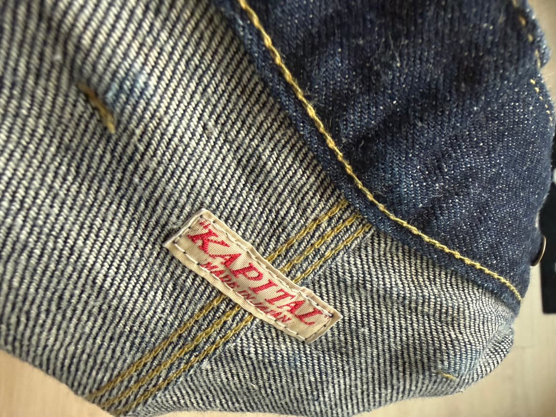 3) 캐피탈 데님 럼버 팬츠 인디고 상품이미지8