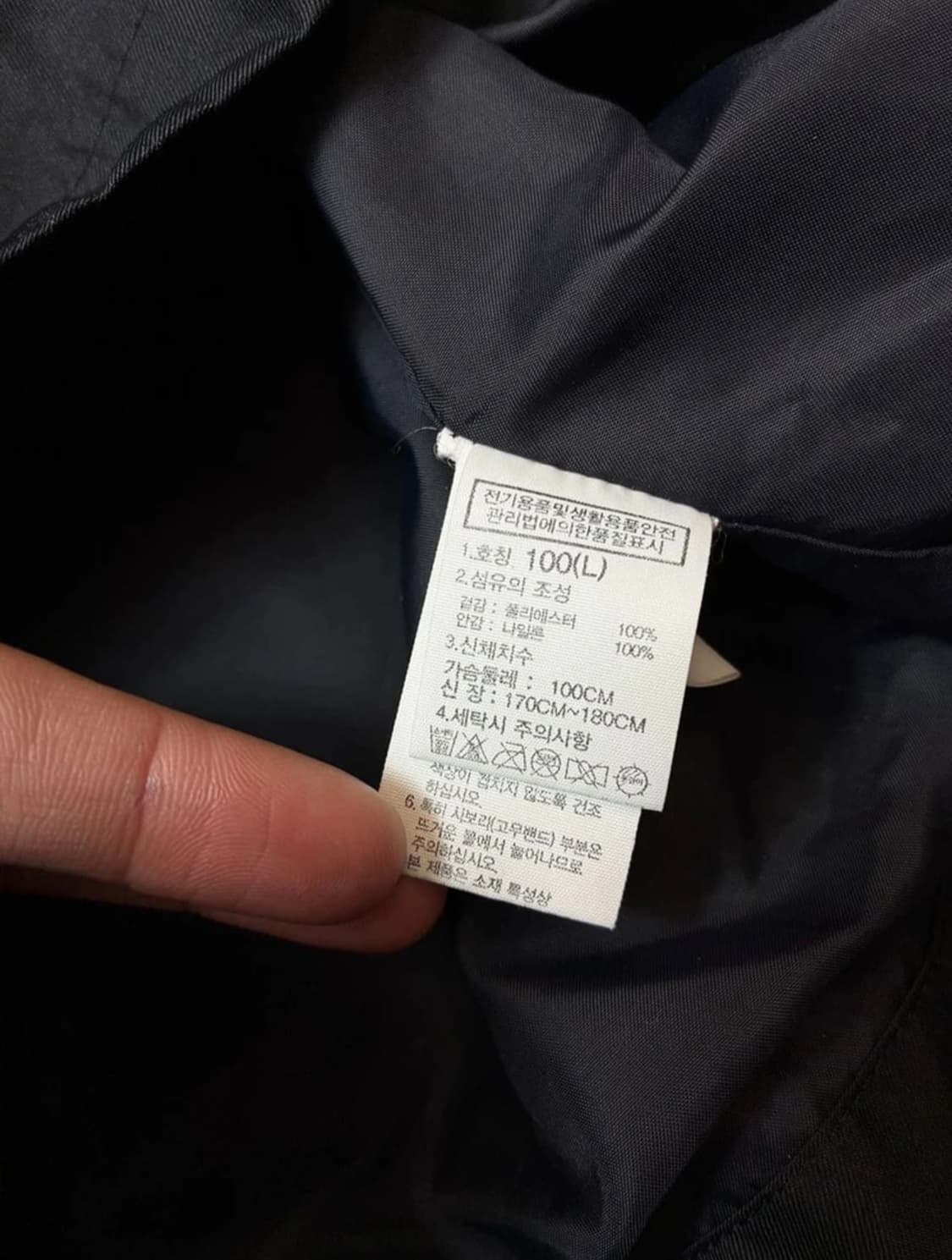 노스페이스 블랙 바람막이 19SS 품절급 L 100 상품이미지8