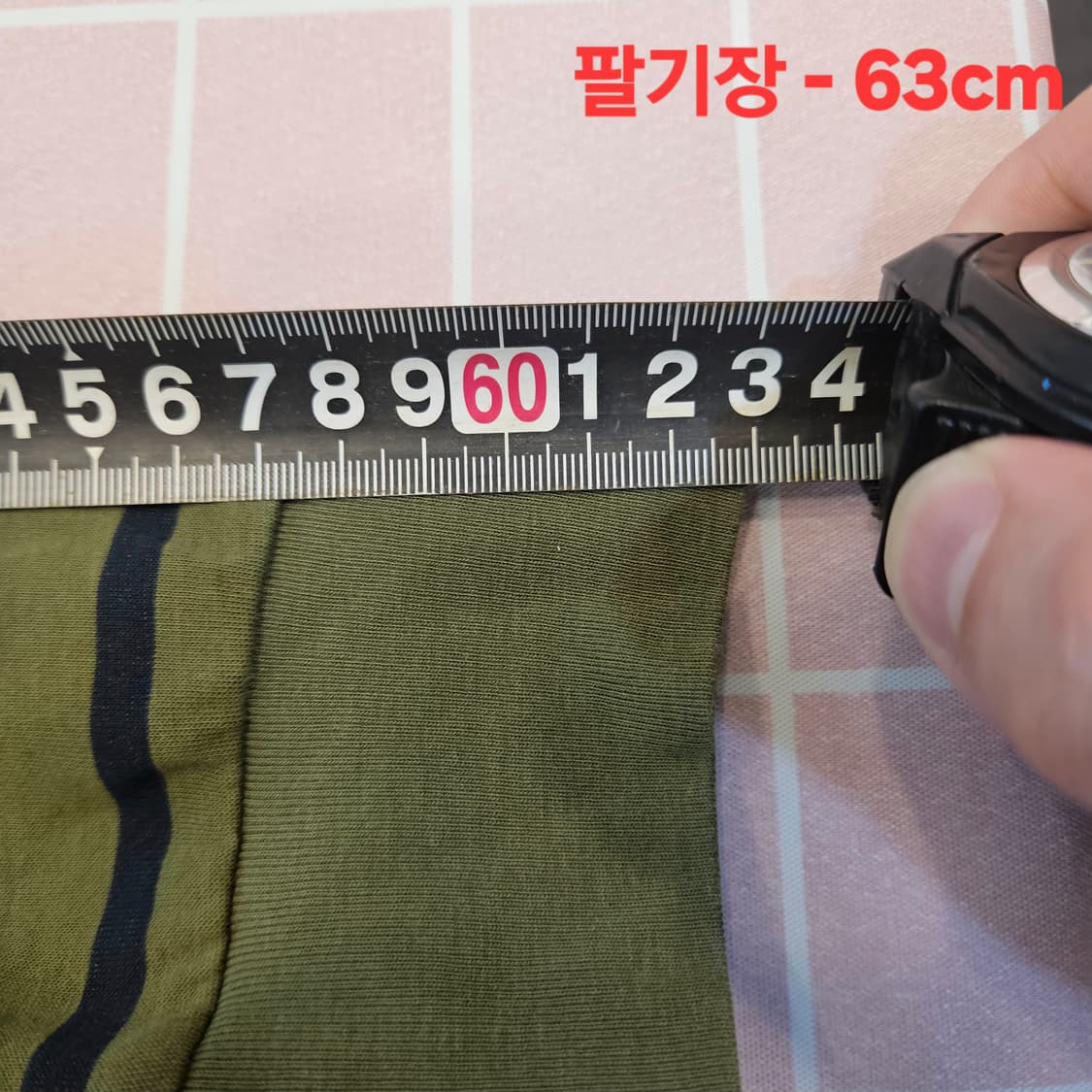 유니클로 AIRism 스트라이프 긴팔티 L 상품이미지8