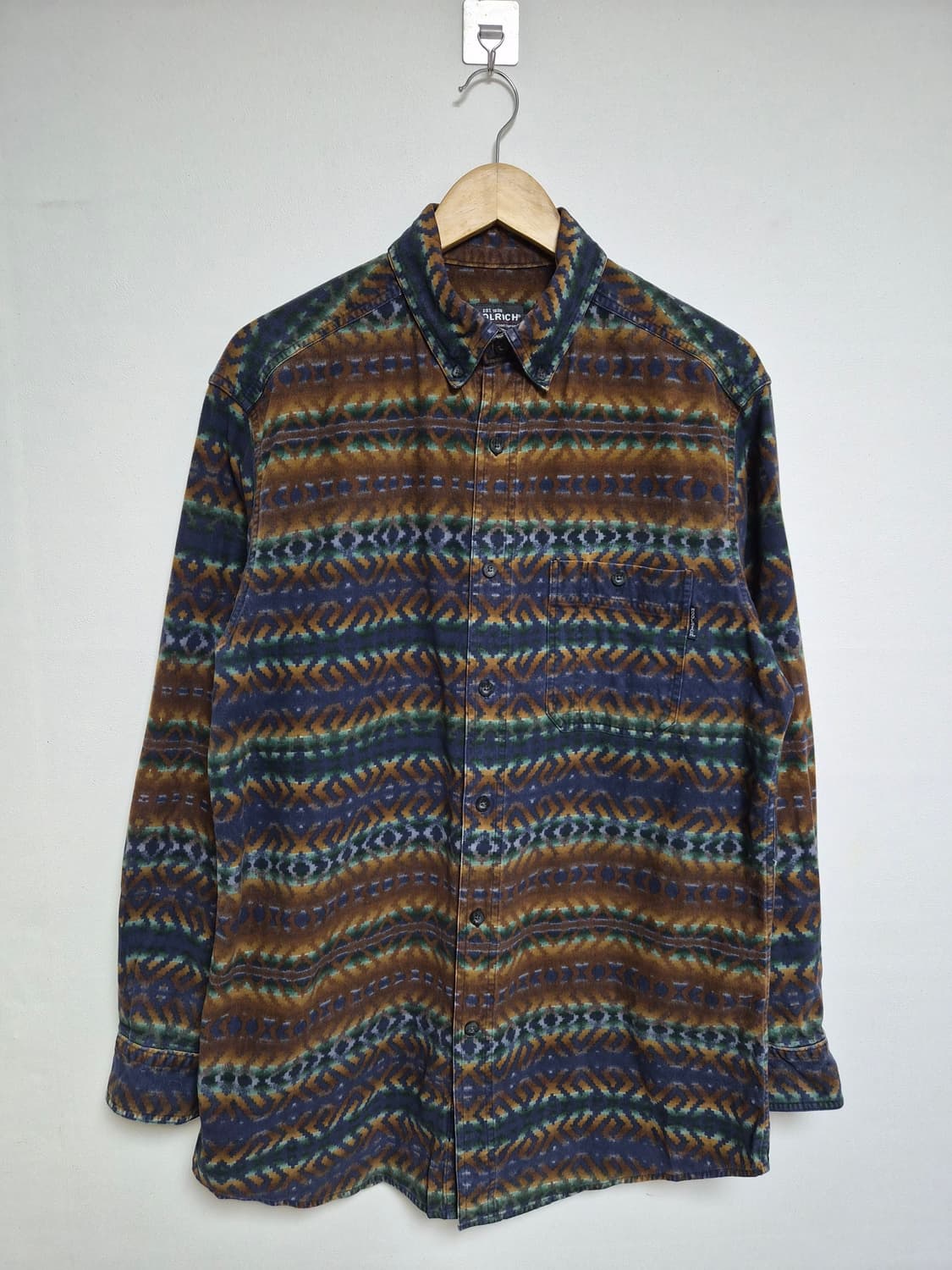 울리치WoolRich 에스닉 패턴 셔츠 L사이즈 - S357 상품이미지1