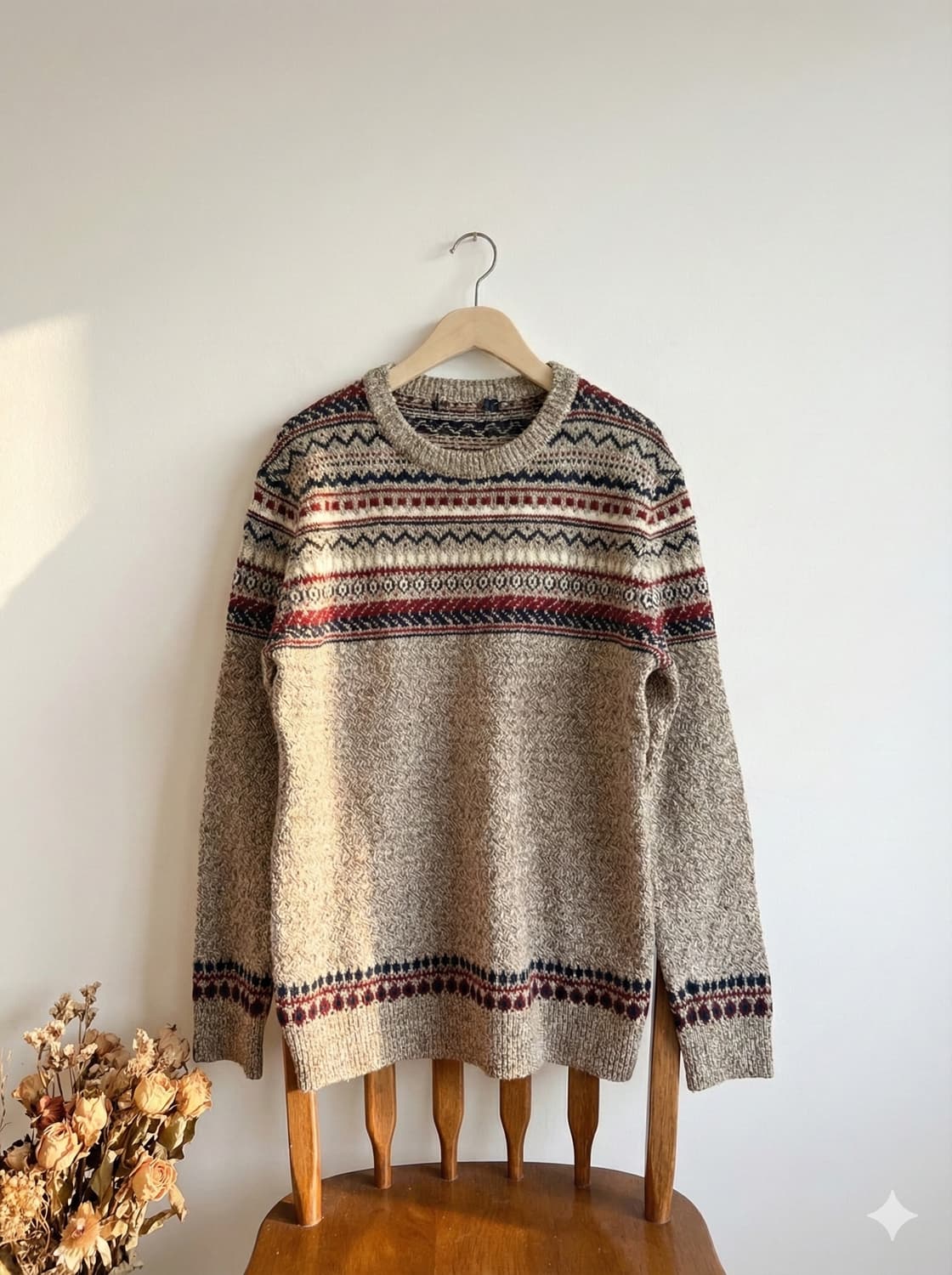 Nordic Pattern Wool Knit 상품이미지1