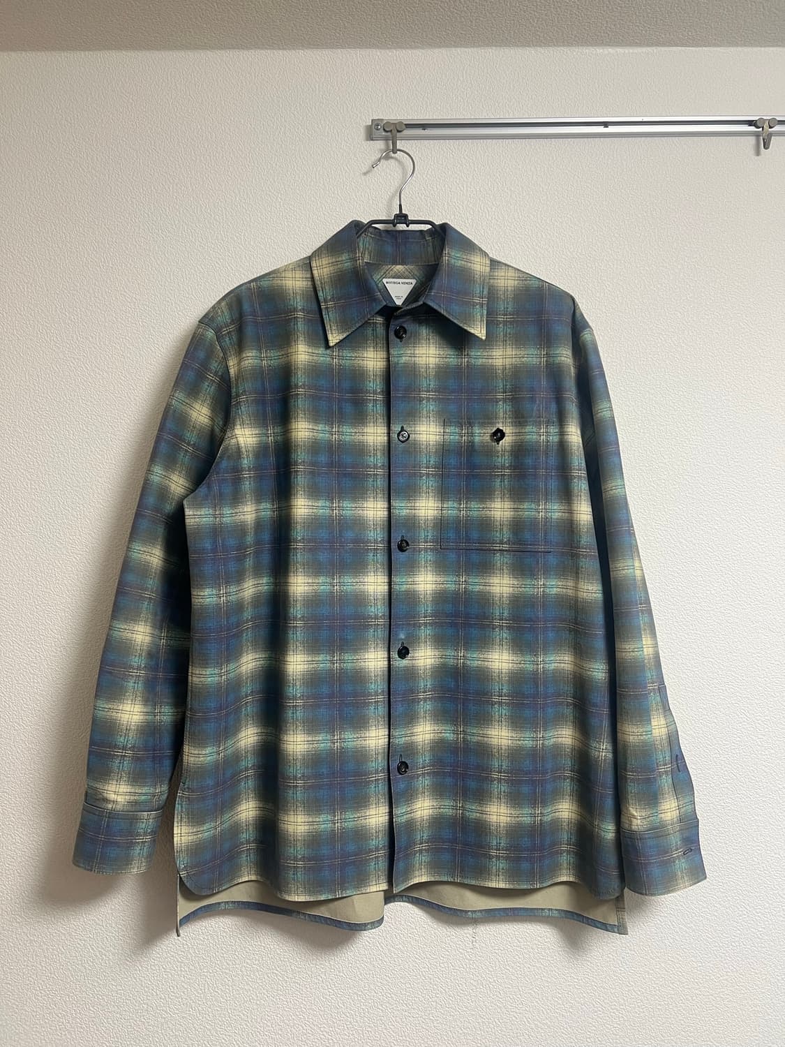 BOTTEGA VENETA Checked Leather Shirt 상품이미지2