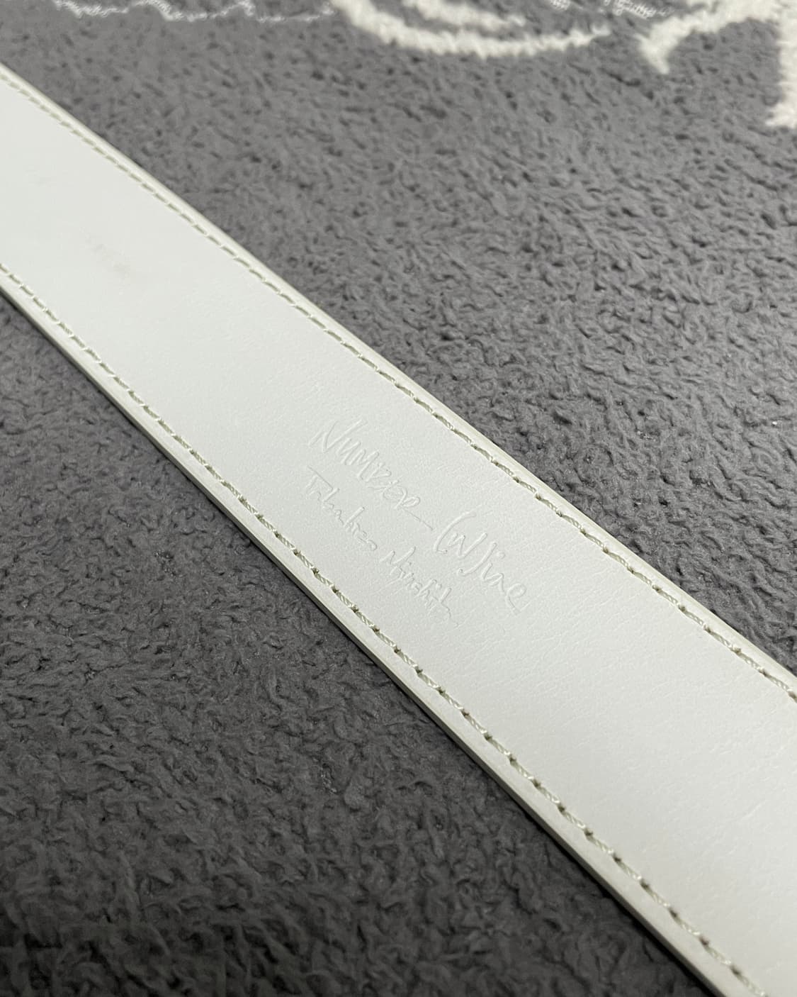 Number (N)ine White Leather Belt 상품이미지5