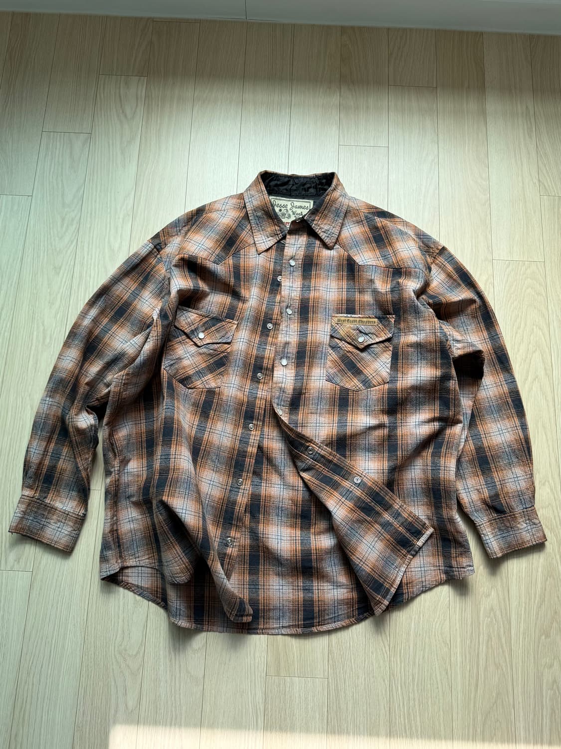 웨스트코스트차퍼 90s 플란넬 웨스턴 셔츠 상품이미지1