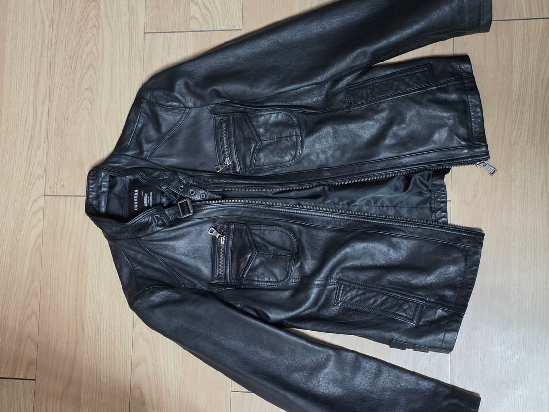 Carrera 소가죽 리얼레더자켓 블랙 66 상품이미지1