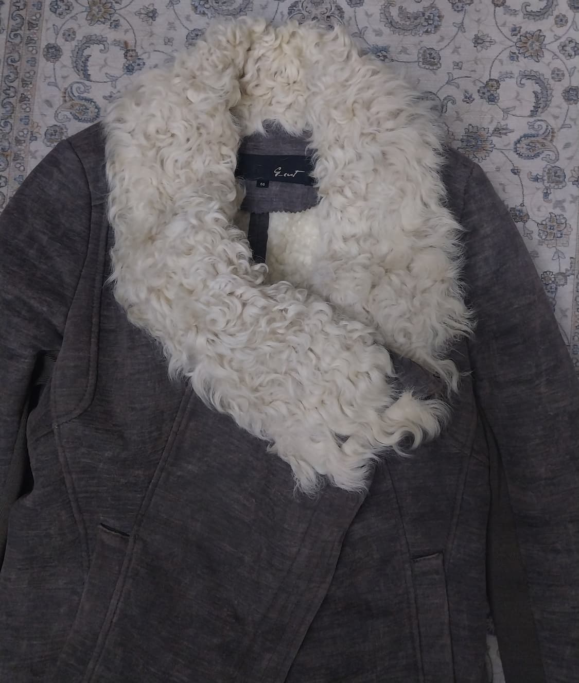 G-cut 양털 카라 무스탕 자켓 66 (55반까지) 상품이미지2